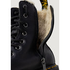 Dr. Martens Black Leather Lace-Up Boots