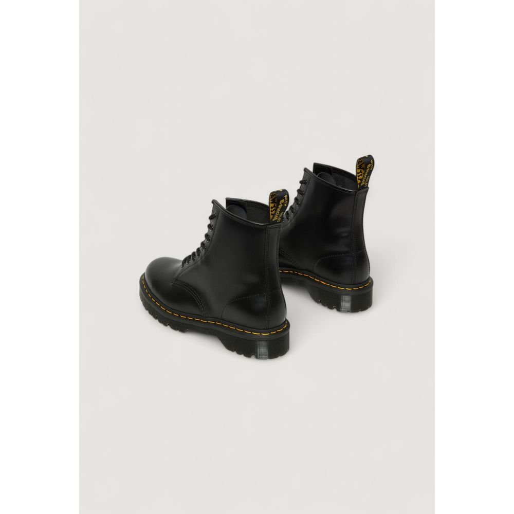 Dr. Martens Black Leather Lace-Up Boots for Women