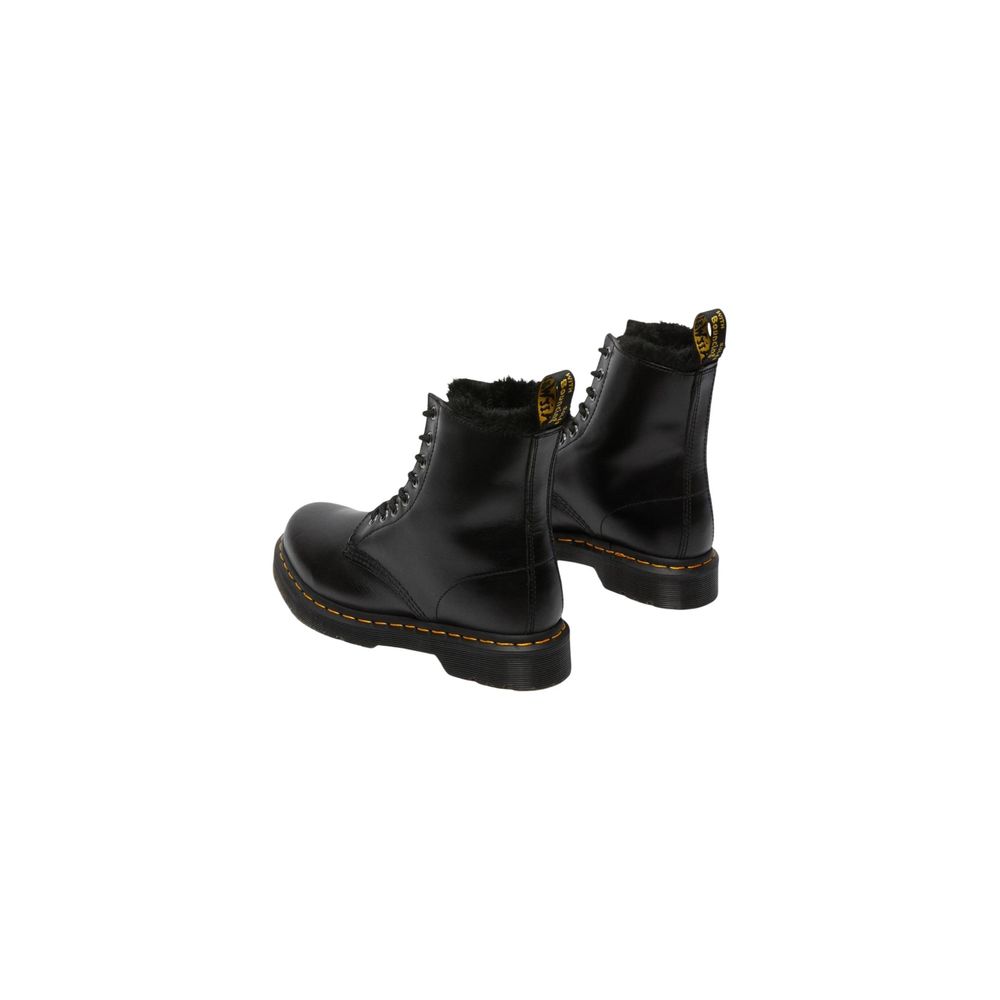 Dr. Martens Black Leather Lace-Up Boots