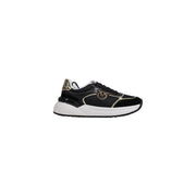 PINKO Black Leather Low Top Sneakers