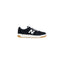 New Balance Black And White Leather Athletic Sneakers