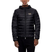 EA7 Emporio Armani Bicolor Polyamide Full-Length Jacket