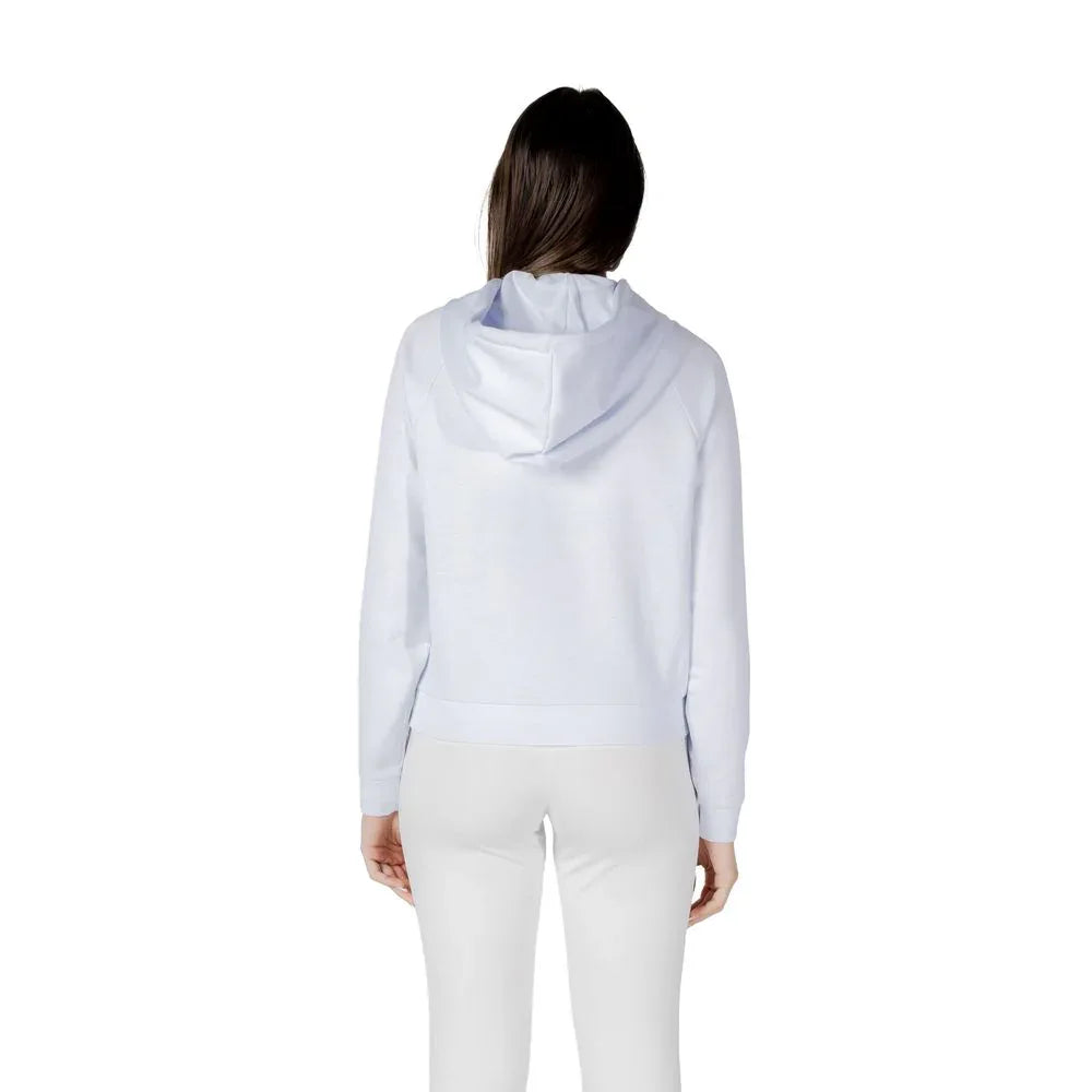 Armani Exchange White Viscose Hoodie - Zachava