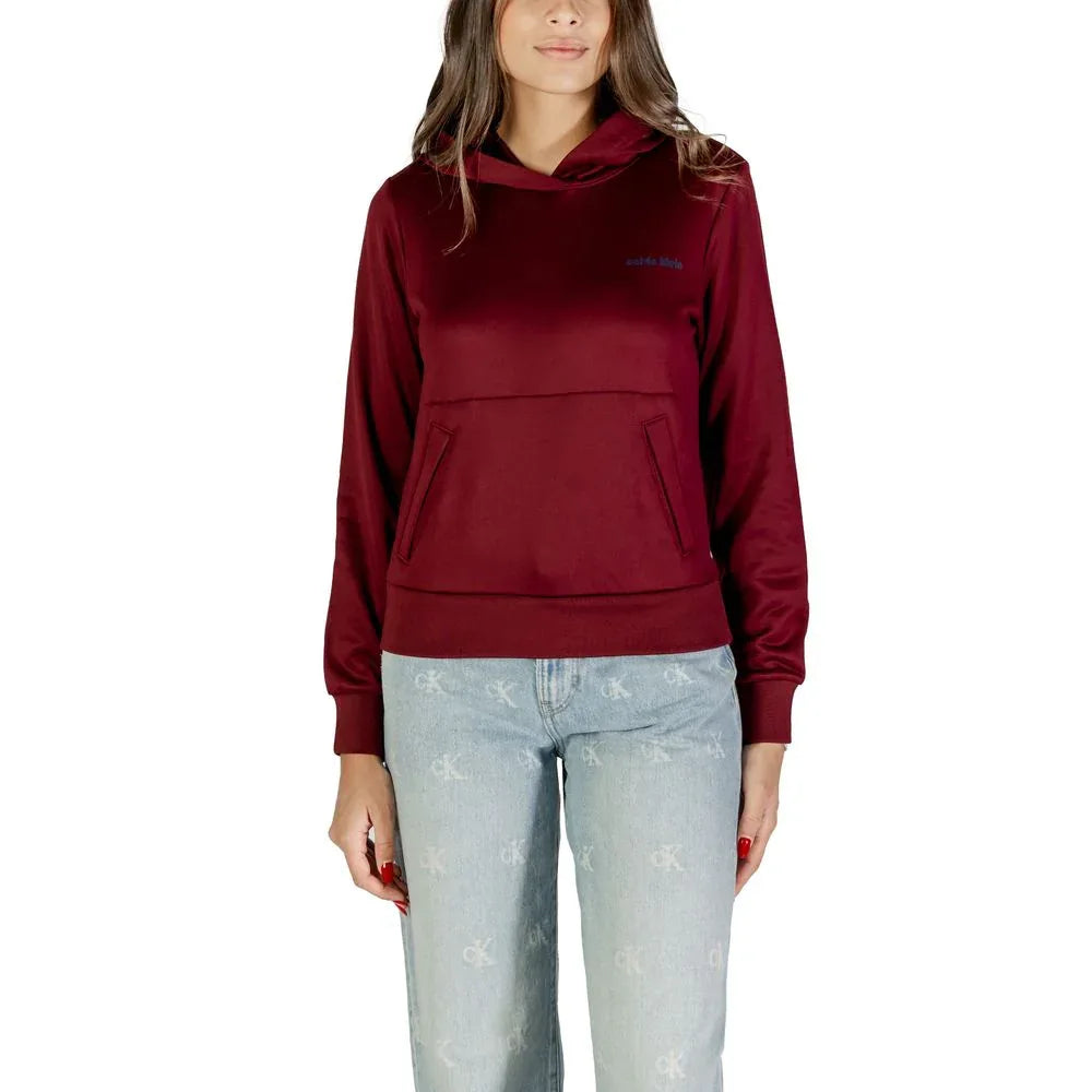 Calvin Klein Bordeaux Cotton Hoodie - Zachava