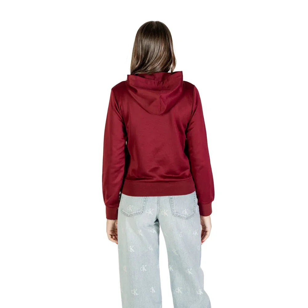 Calvin Klein Bordeaux Cotton Hoodie - Zachava