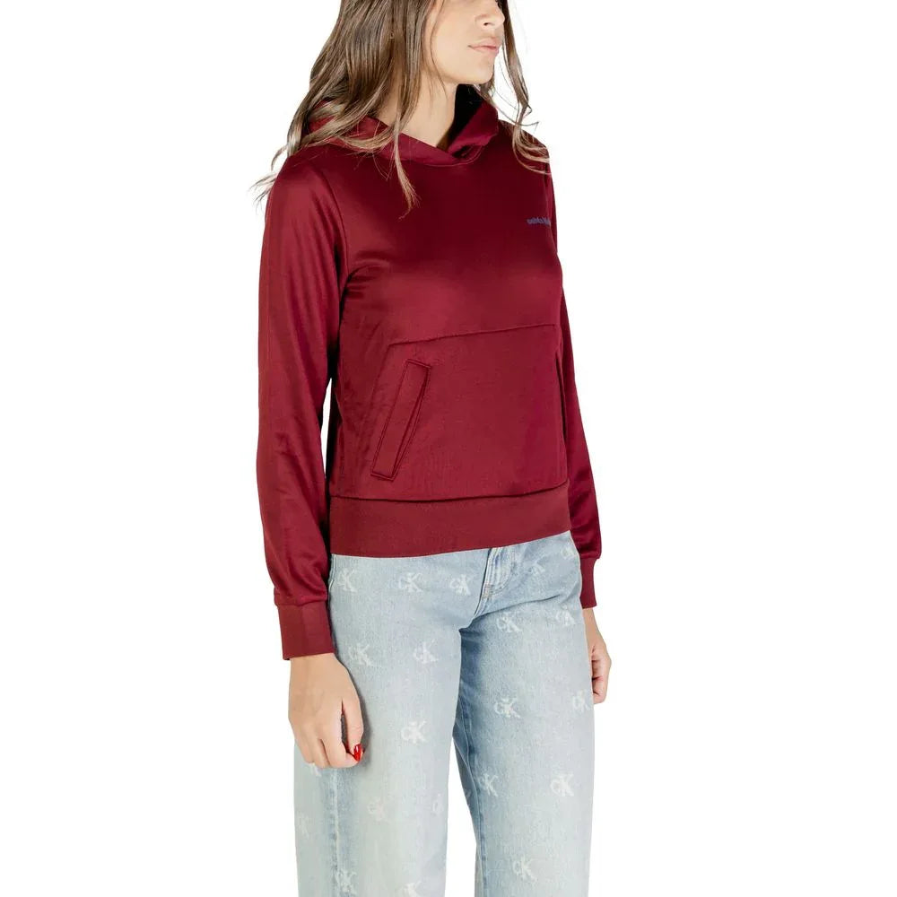 Calvin Klein Bordeaux Cotton Hoodie - Zachava