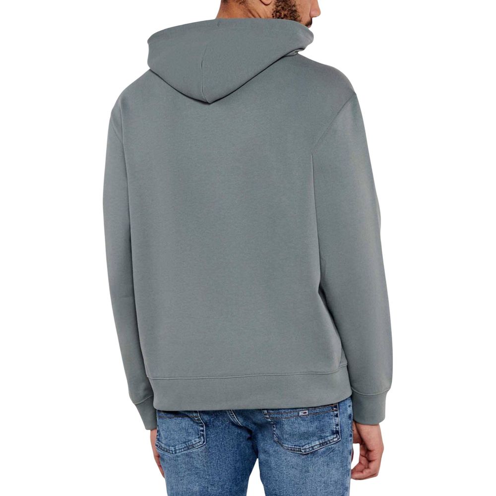 Calvin Klein Jeans Gray Cotton Hoodie