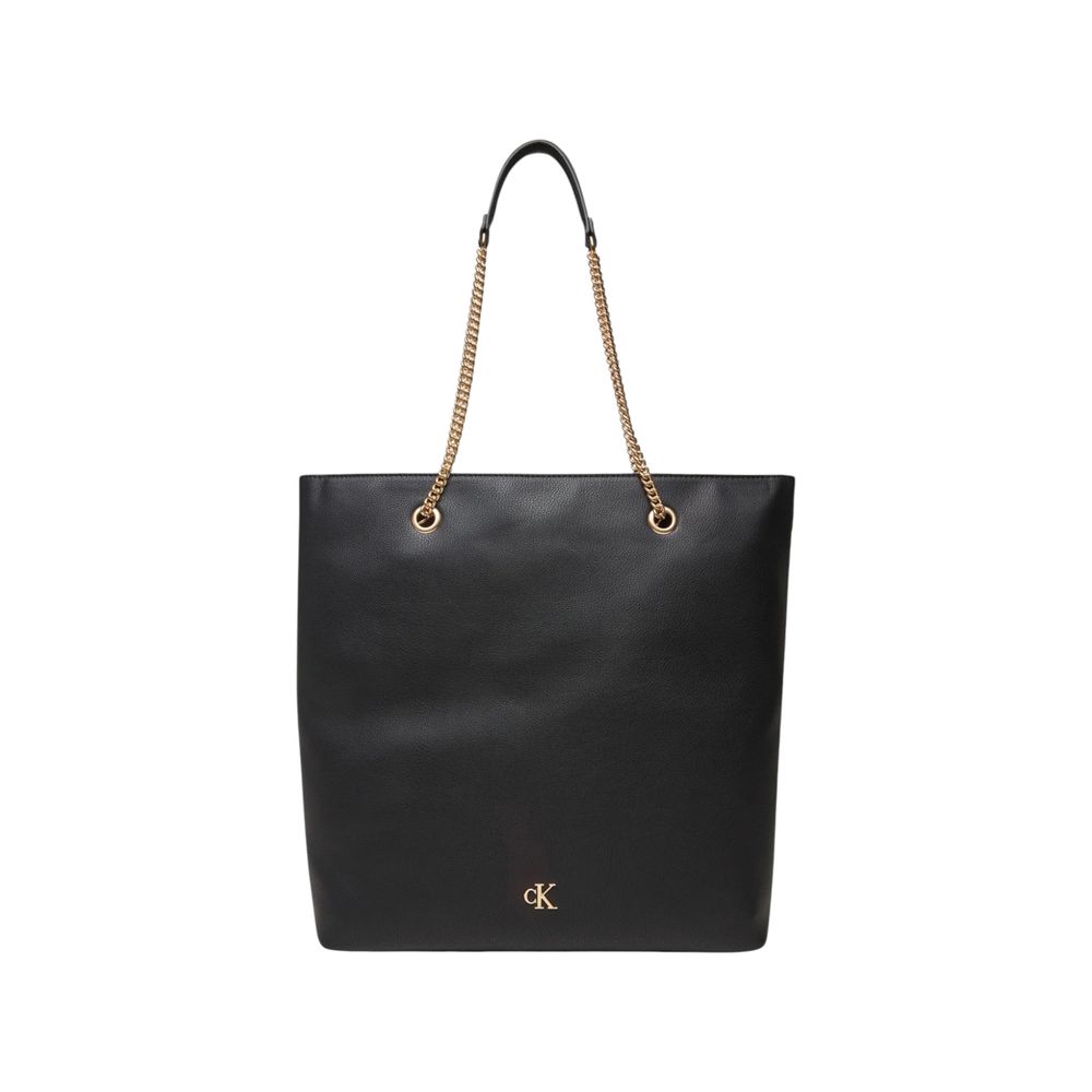 Calvin Klein Black Polyethylene Handbag