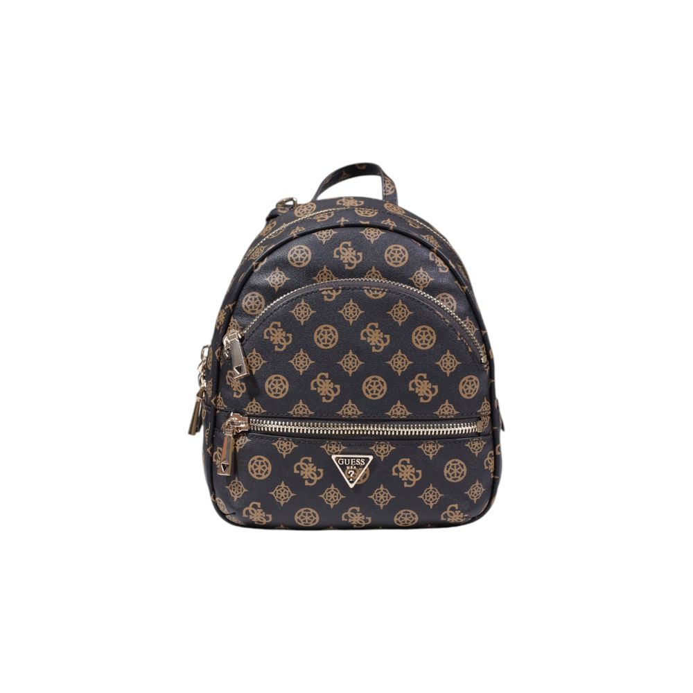 Guess Brown Polyethylene Backpack