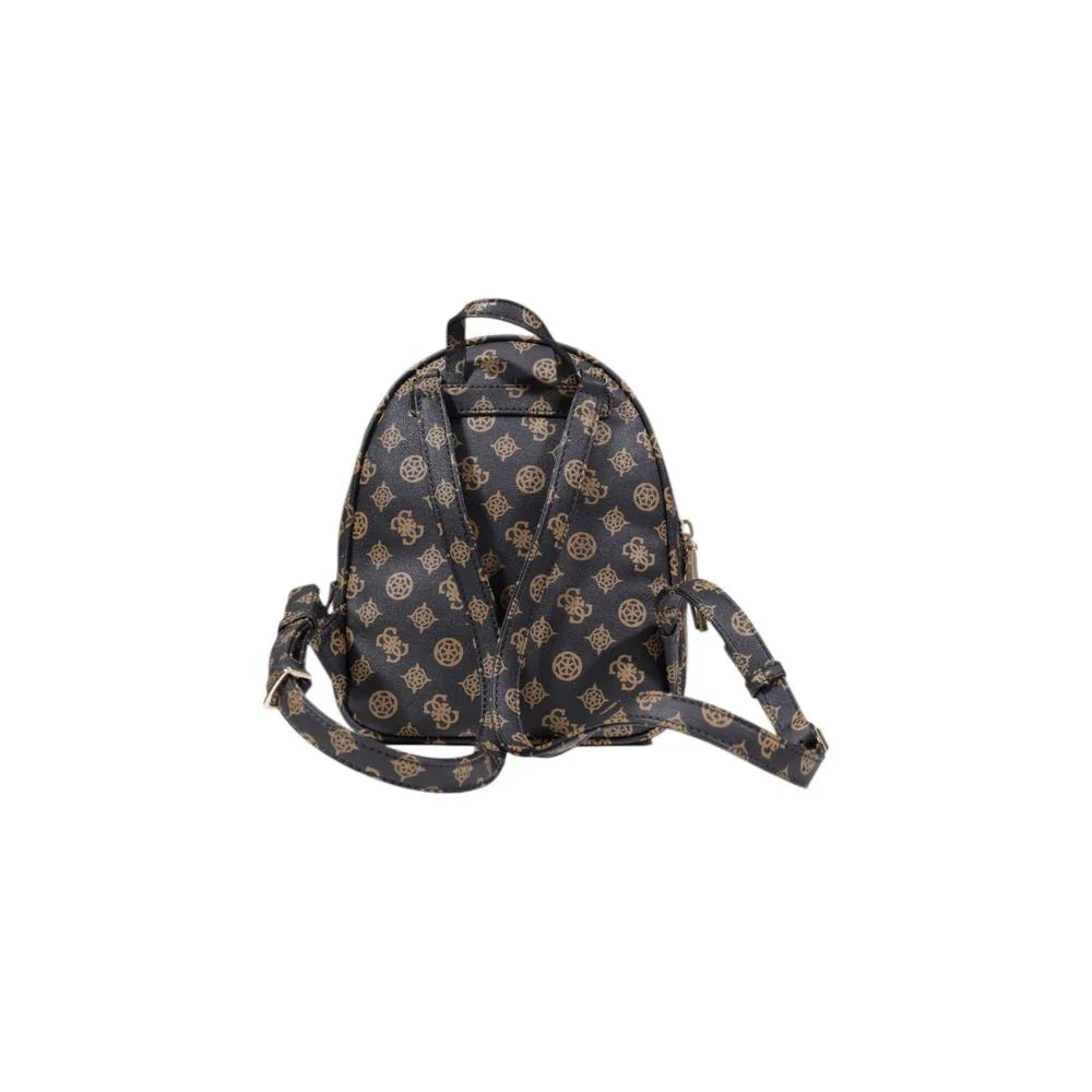 Guess Brown Polyethylene Backpack - Zachava