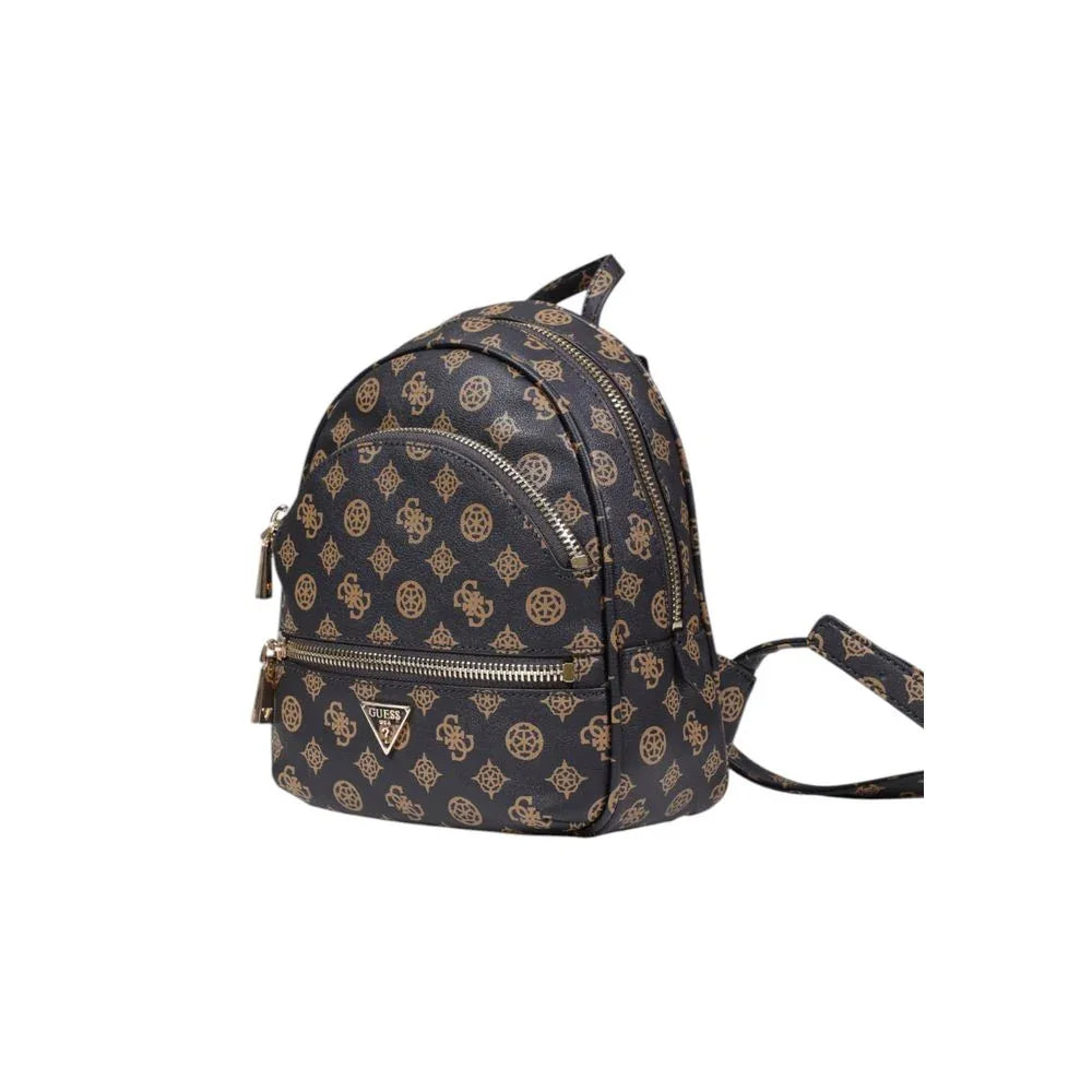 Guess Brown Polyethylene Backpack - Zachava