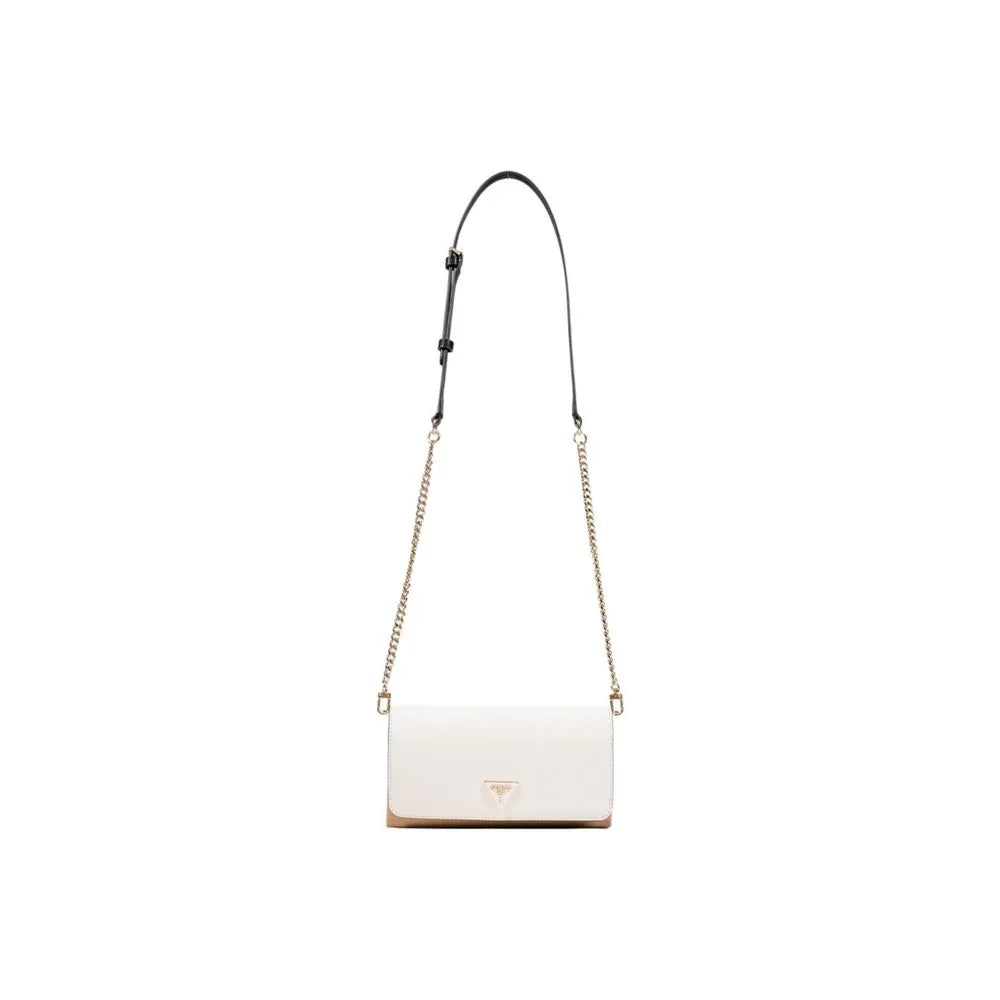 Guess Beige Polyethylene Clutch Bag - Zachava