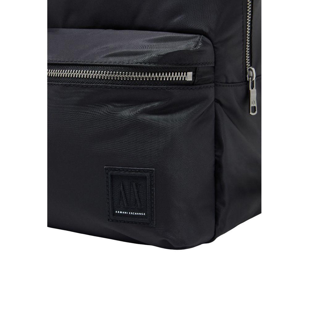 Armani Exchange Black Polyamide Backpack - Zachava