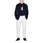 Armani Exchange Black Polyester Blazer