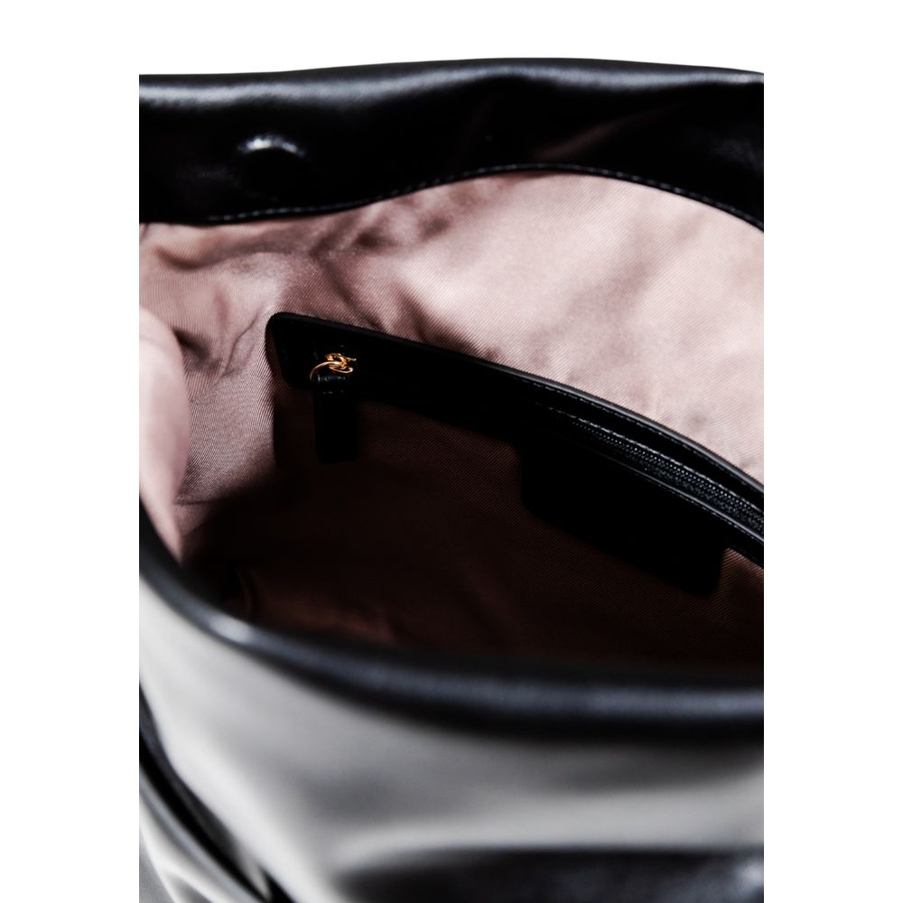 Liu Jo Black Polyethylene Clutch Bag