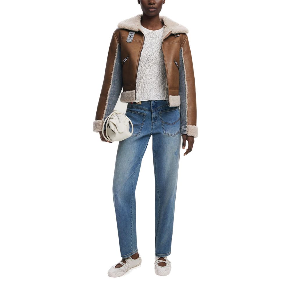 Desigual Beige Cotton Coat