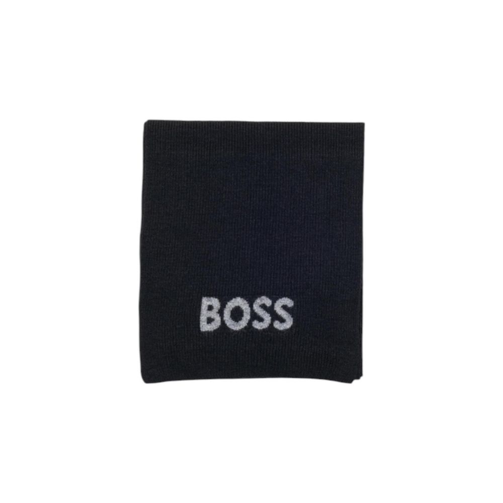 Hugo Boss Black Polyacrylic Scarf