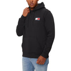 Tommy Hilfiger Jeans Black Cotton Hoodie