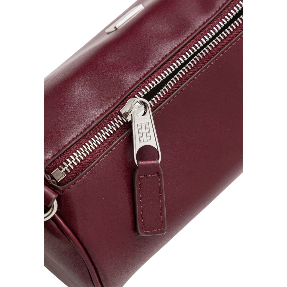 Tommy Hilfiger Jeans Bordeaux Artificial Leather Handbag