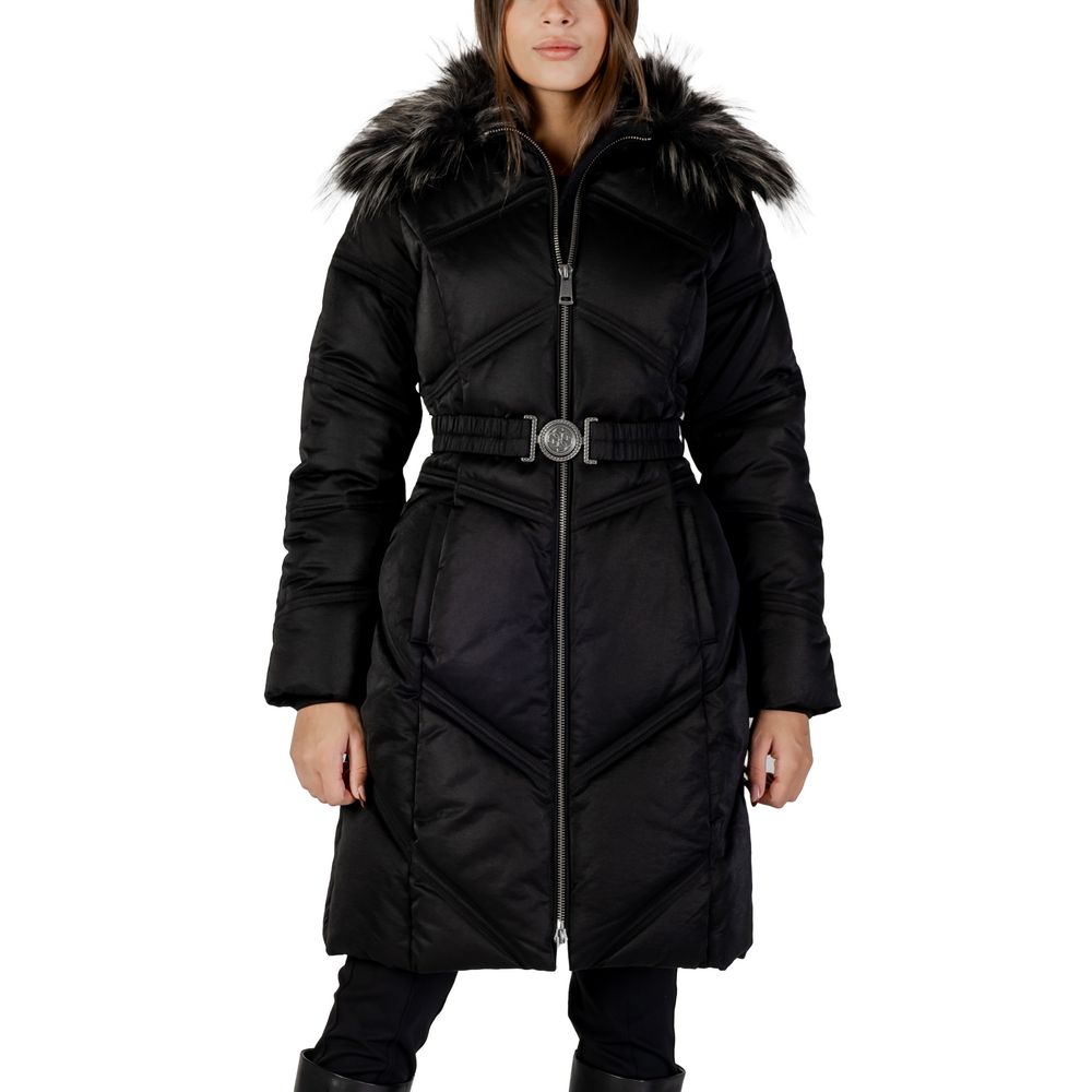 Guess Black Cotton Coat Guess