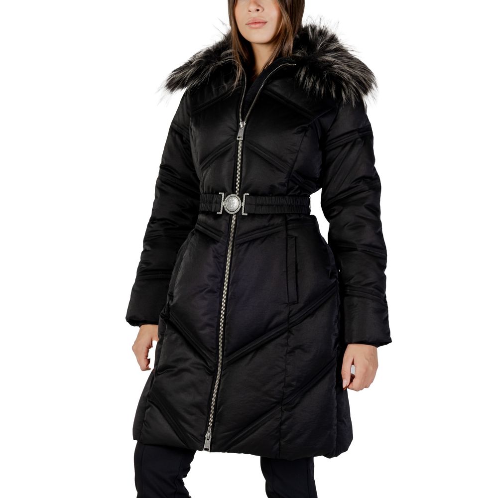 Guess Black Cotton Coat Guess