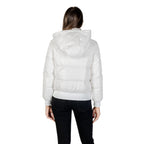 Armani Exchange White Polyamide Coat
