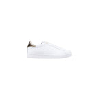 EA7 Emporio Armani White Leather Low Top Sneakers