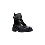 Liu Jo Black Artificial Leather Lace-Up Boots