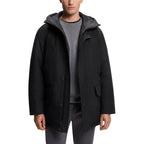 Hugo Boss Black Polyester Full-Length Jacket