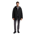 Hugo Boss Black Polyester Full-Length Jacket