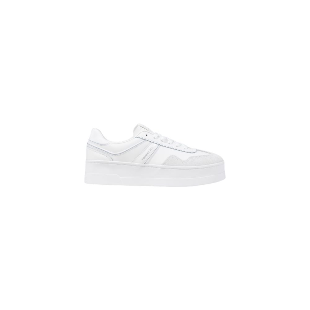 Tommy Hilfiger Jeans White Artificial Leather Platform Sneakers