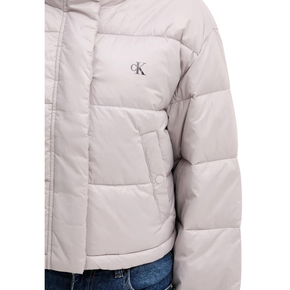 Calvin Klein Jeans Purple Polyamide Jackets And Coat