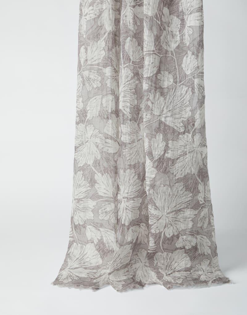 Brunello Cucinelli Bicolor Linen Scarf