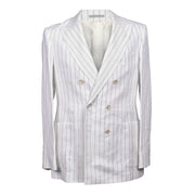 Brunello Cucinelli White Linen Two-Piece Suit