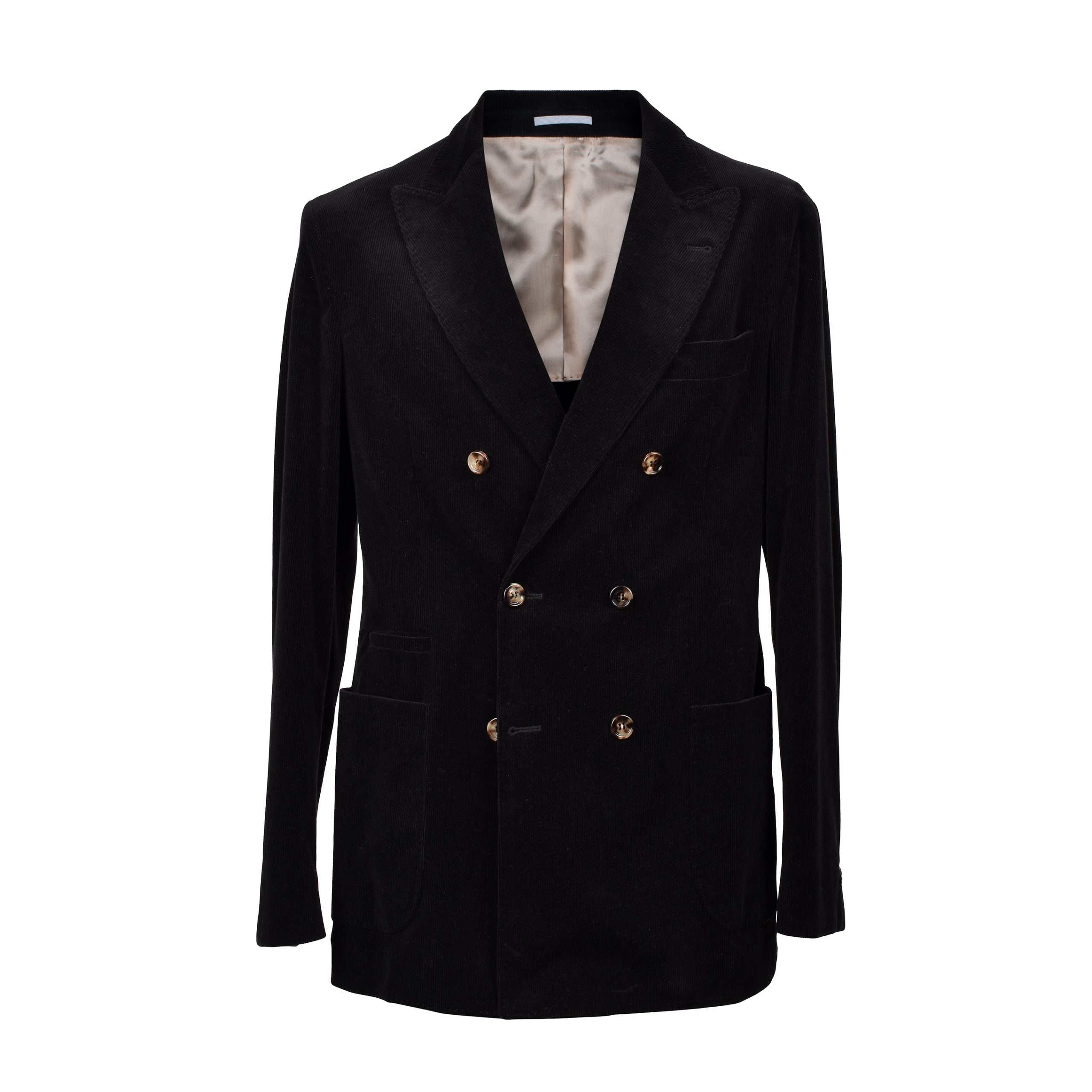 Brunello Cucinelli Black Cotton Blazer