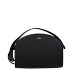 A.P.C. Black Leather Crossbody Bag