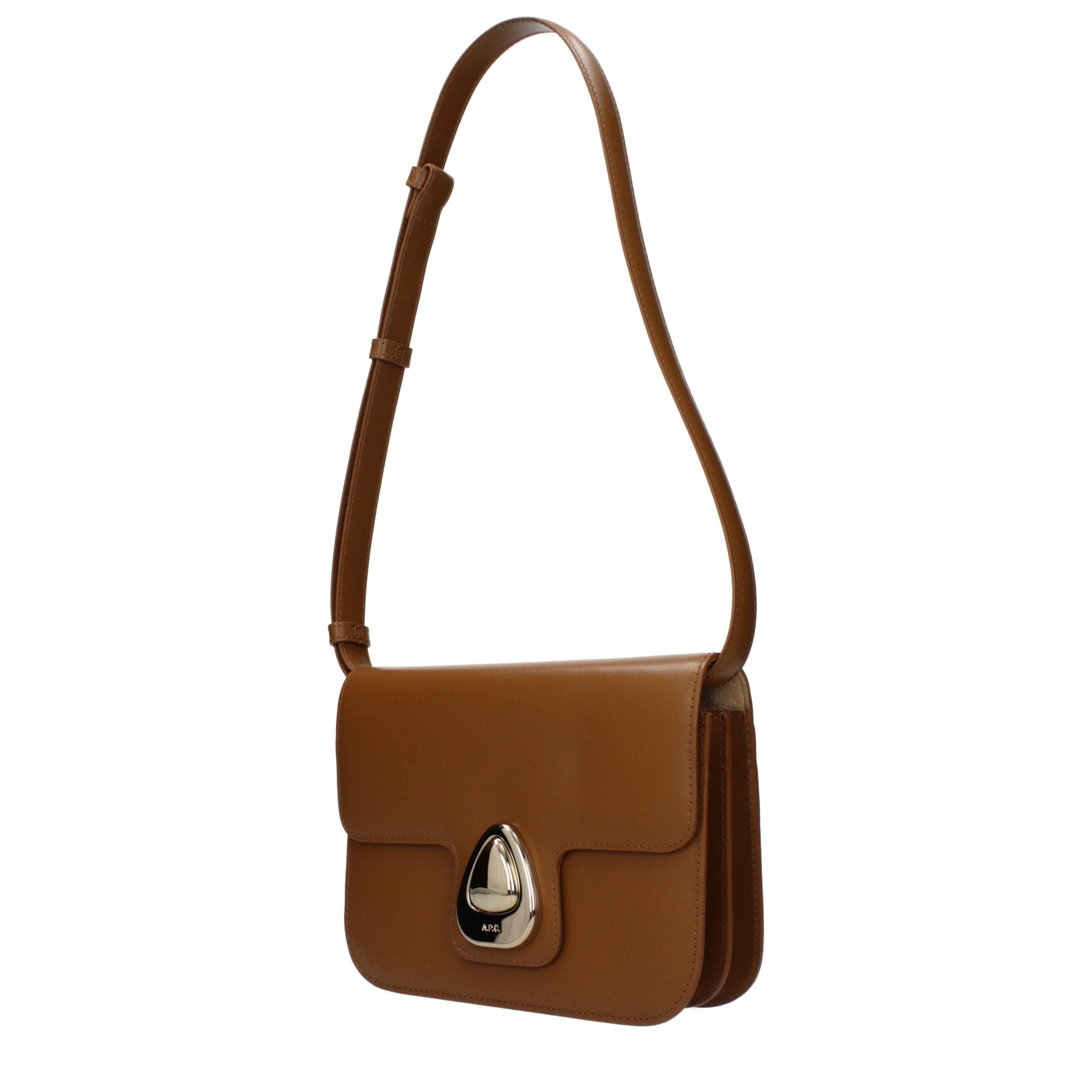 A.P.C. Brown Leather Shoulder Bag Secondary image