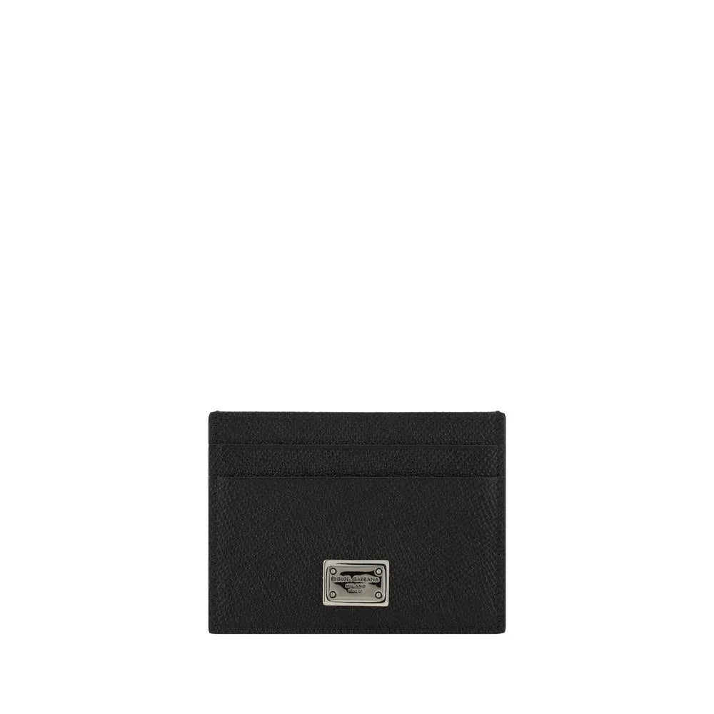 Dolce & Gabbana Black Calf Leather Bos Taurus Wallet - Zachava