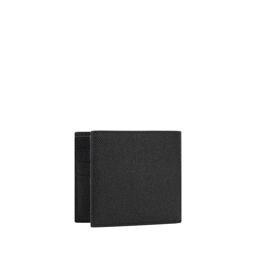 Dolce & Gabbana Black Calf Leather Bos Taurus Wallet - Zachava