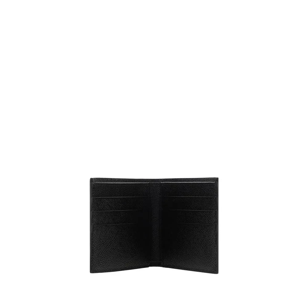 Dolce & Gabbana Black Calf Leather Bos Taurus Wallet - Zachava