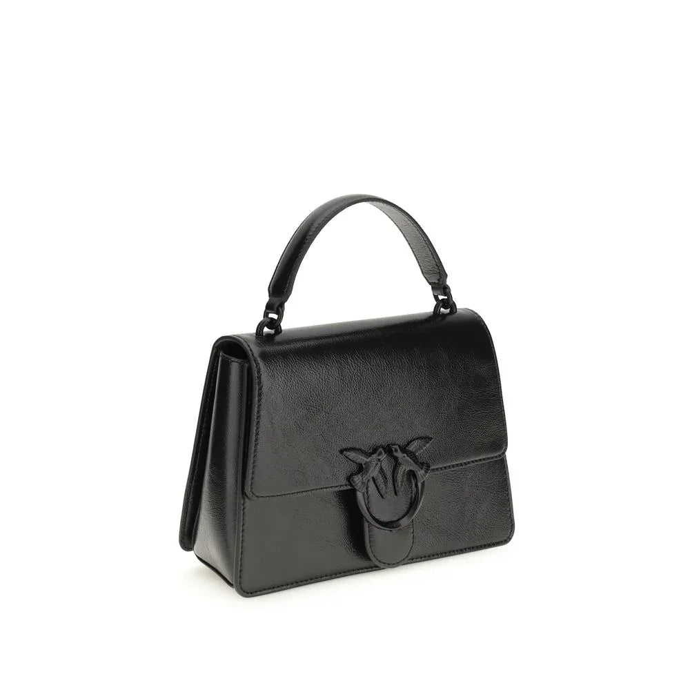 PINKO Black Lamb Ovis Aries Aries Handbag - Zachava