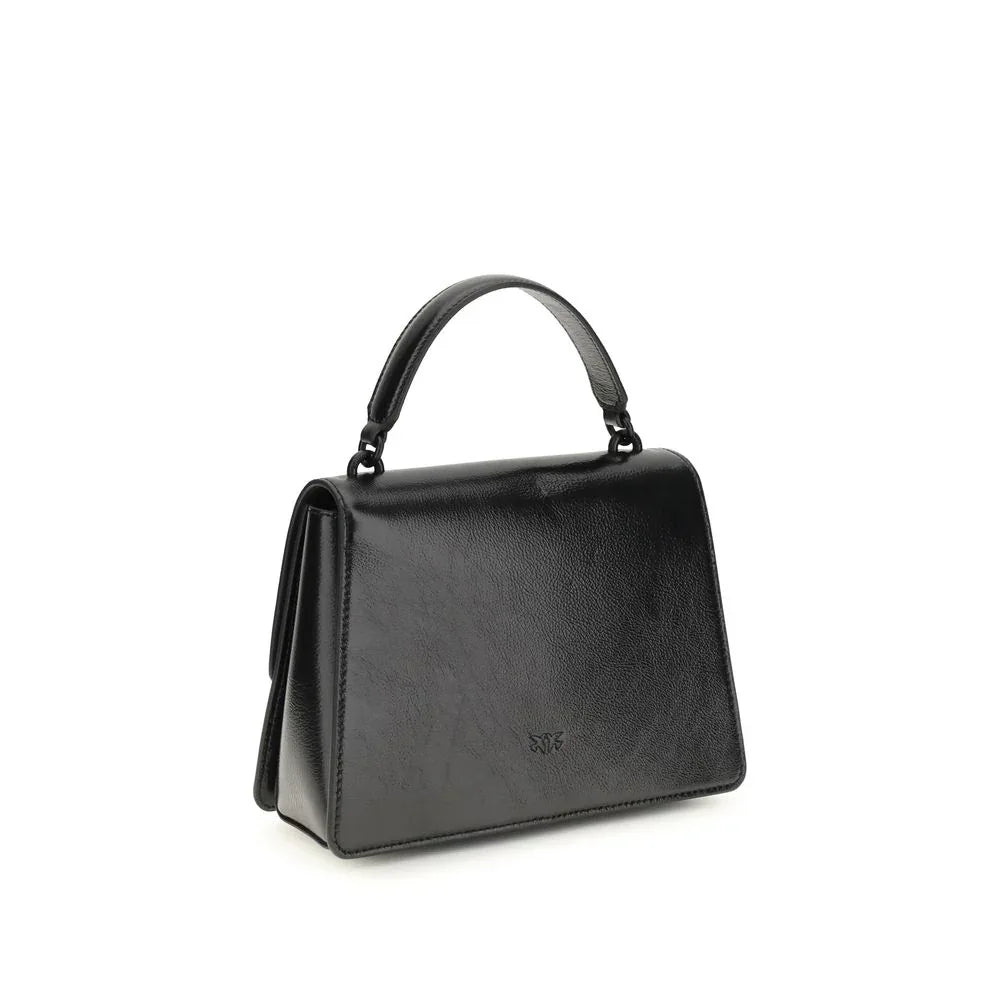PINKO Black Lamb Ovis Aries Aries Handbag - Zachava