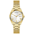 Guess Gold Stainless Steel Dress Watch