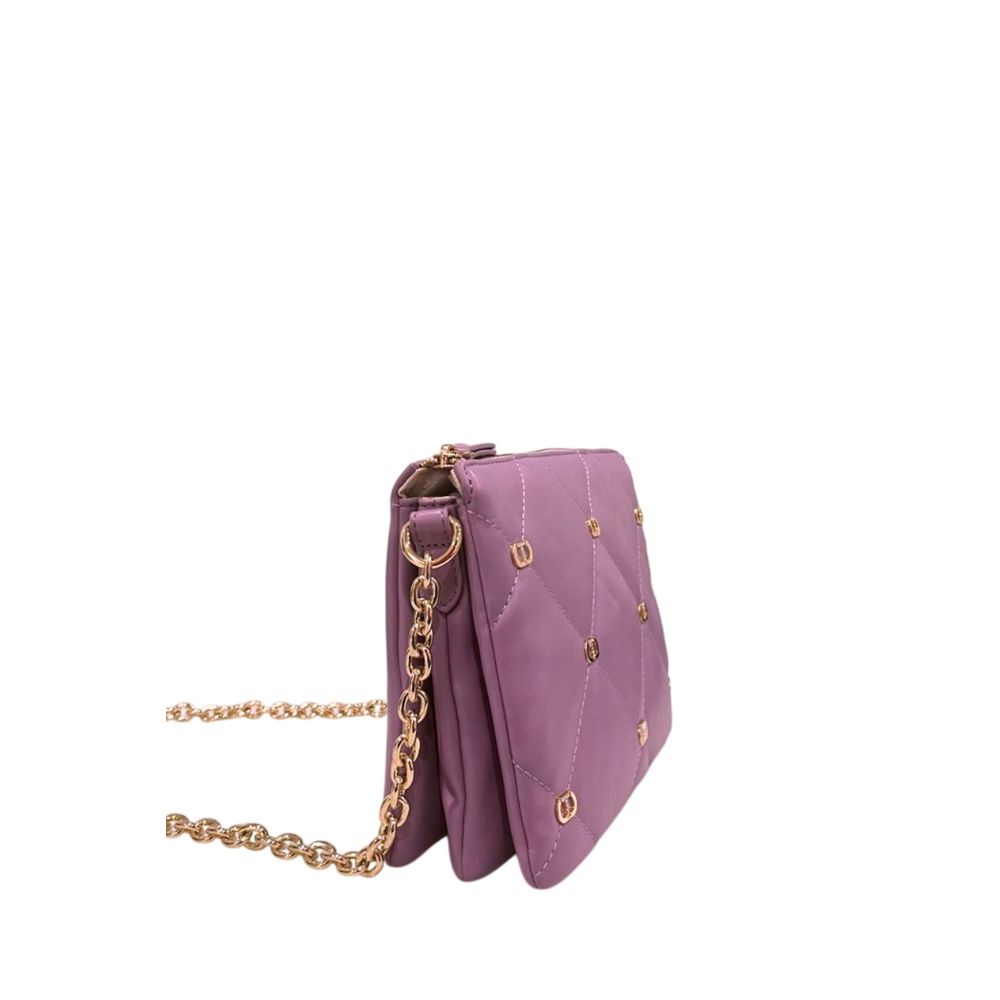 Twinset Purple Faux Leather Women Crossbody Bag