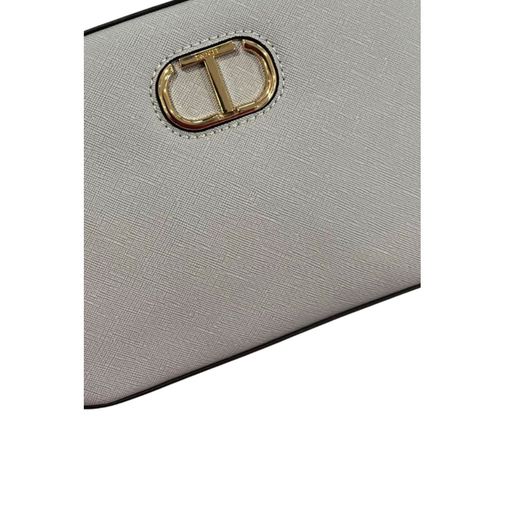 Twinset Blue PU Women Crossbody Bag