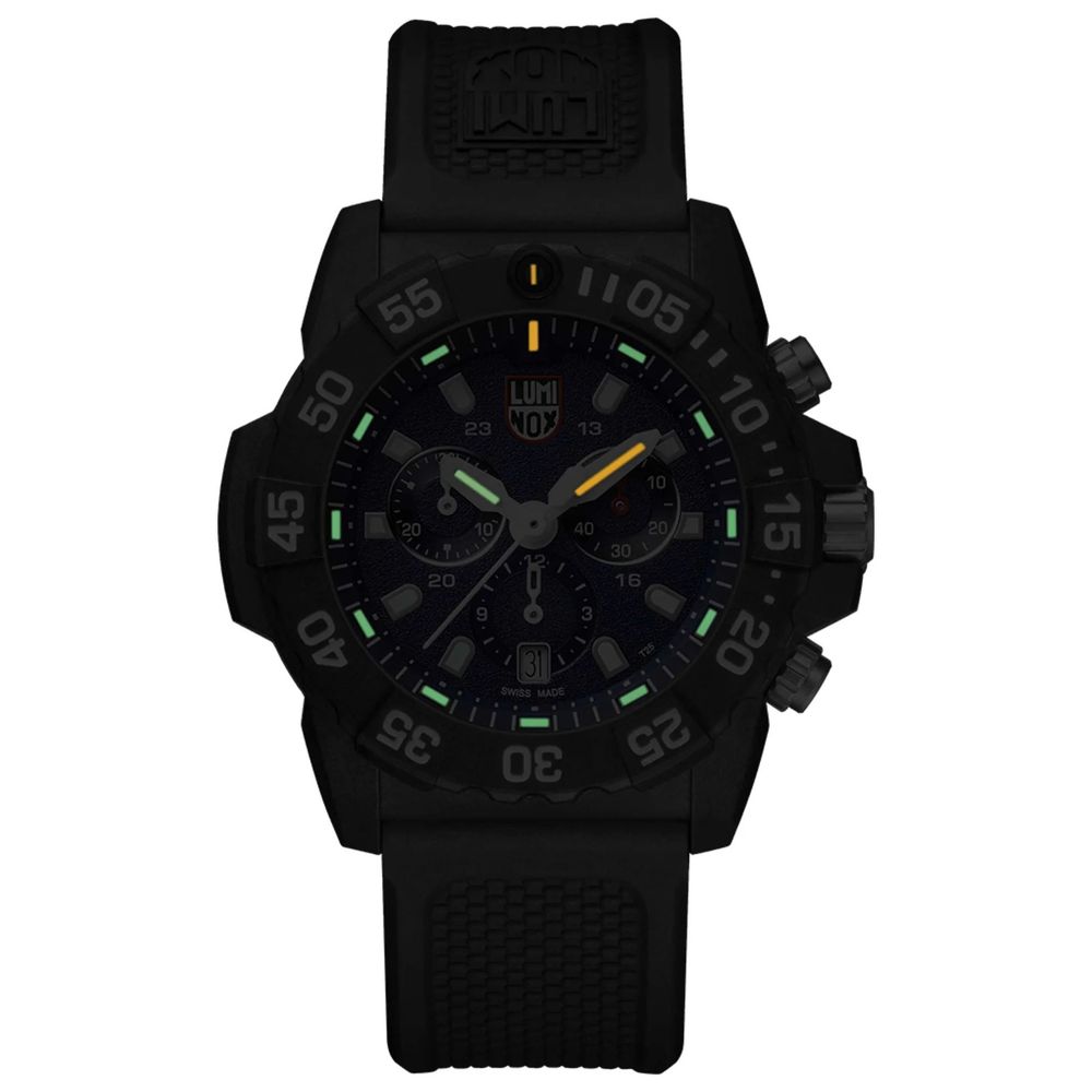 Luminox Black Rubber Sport Watch Secondary image