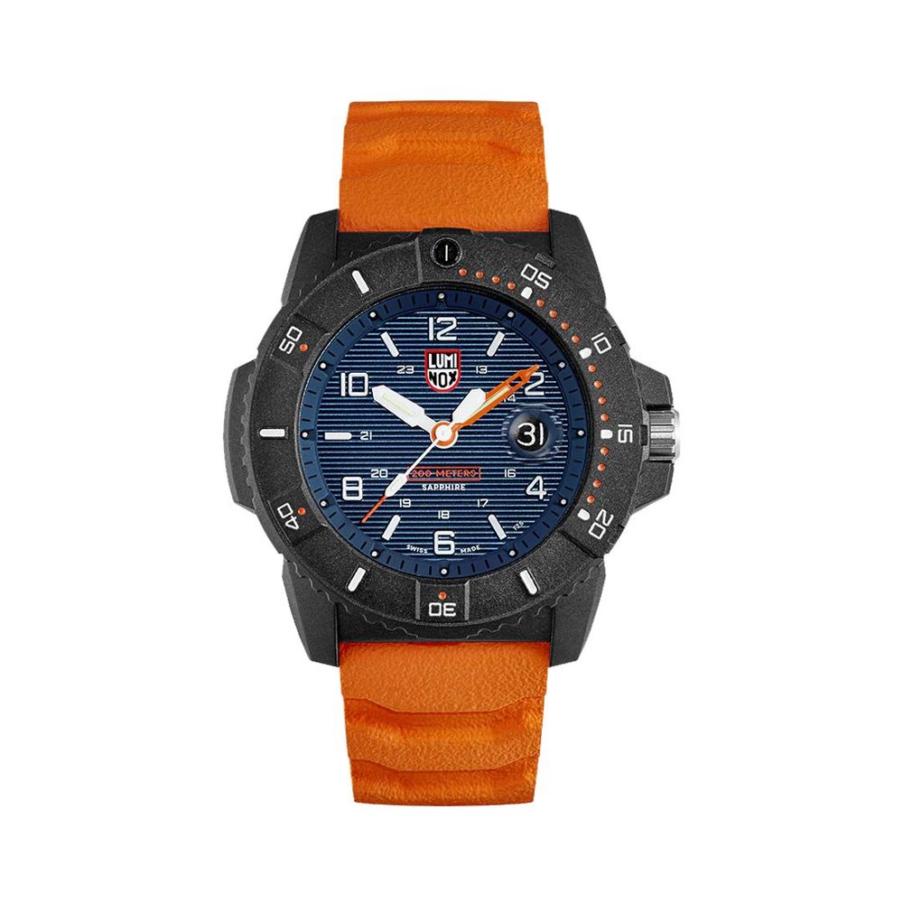 Luminox Orange Rubber Sport Watch Luminox