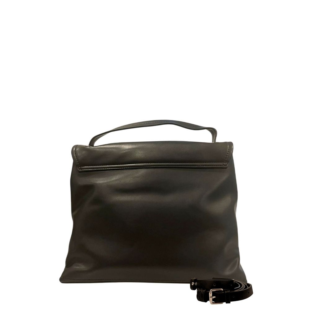 Twinset Black PU Women Handbag