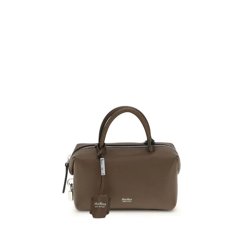 Max Mara Brown Calf Leather Bos Taurus Handbag - Zachava