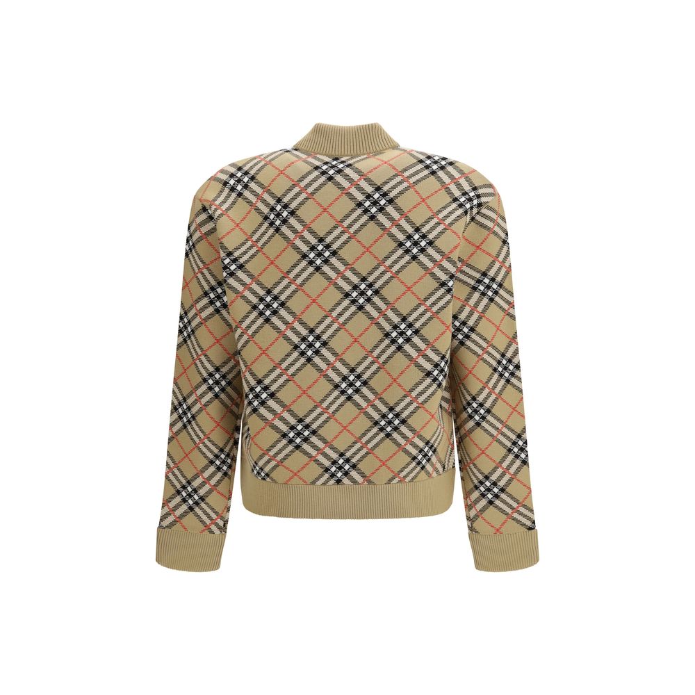 Burberry Beige Wool Bomber